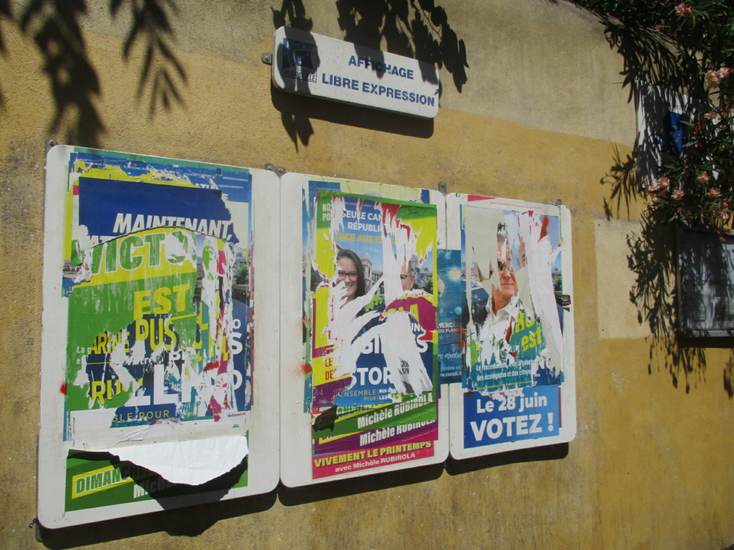 Affichage électoral à Marseille © Jan-Cyril Salemi Affichage électoral à Marseille © Jan-Cyril Salemi