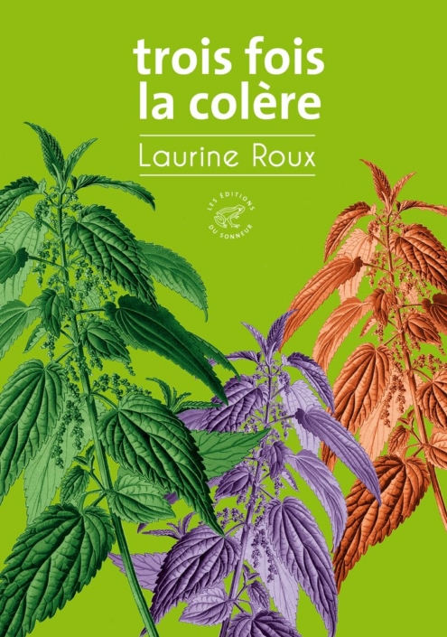 Trois fois la colère, roman de Laurine Roux