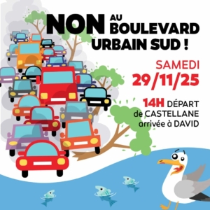 Affiche Manif Non au BUS 