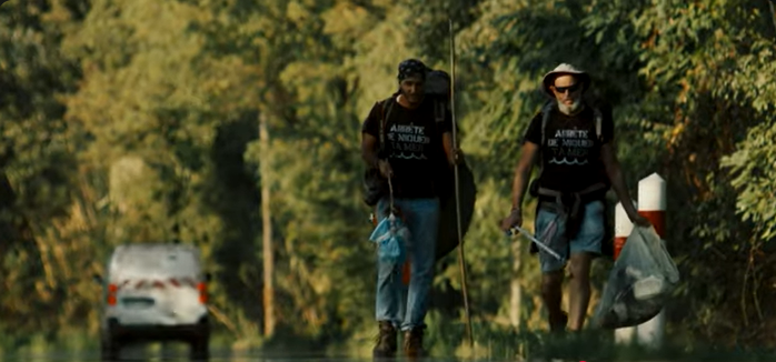 Sur les routes, scène du film Ordinaire de Jérémi Stadler - Capture écran