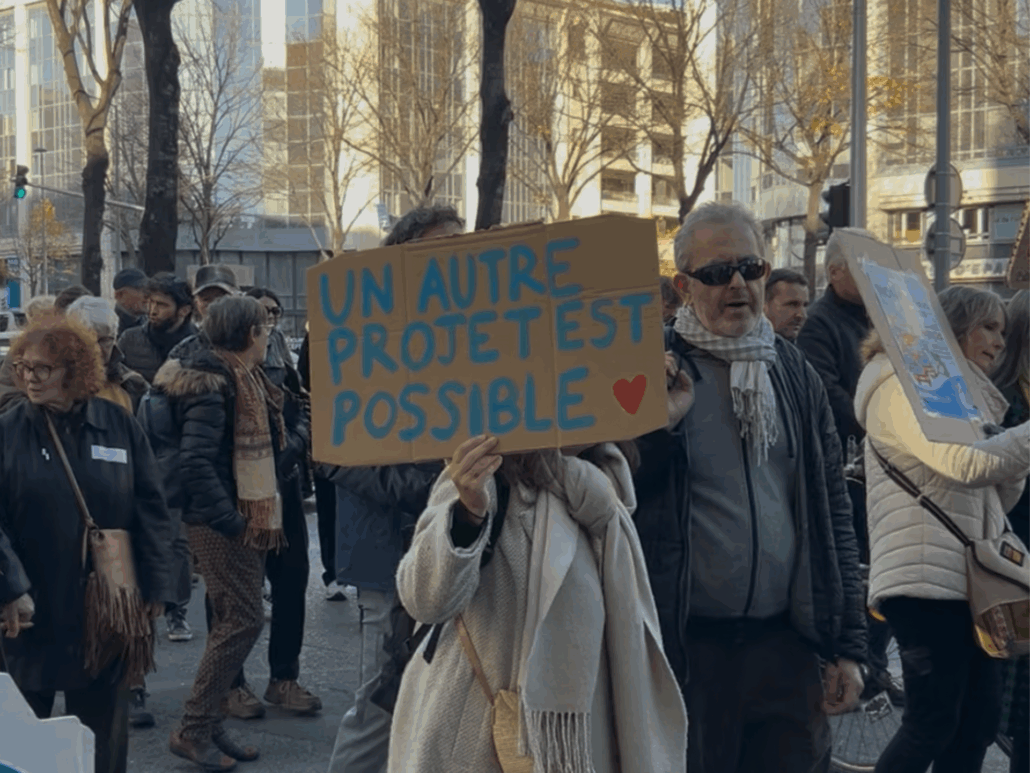 Un autre projet, lors de la manif anti BUS © Camille Mercan